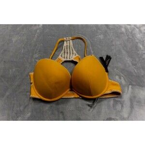 Victoria's Secret Medium Yellow Archives Crochet Scuba Bikini Top and Bottom NWT